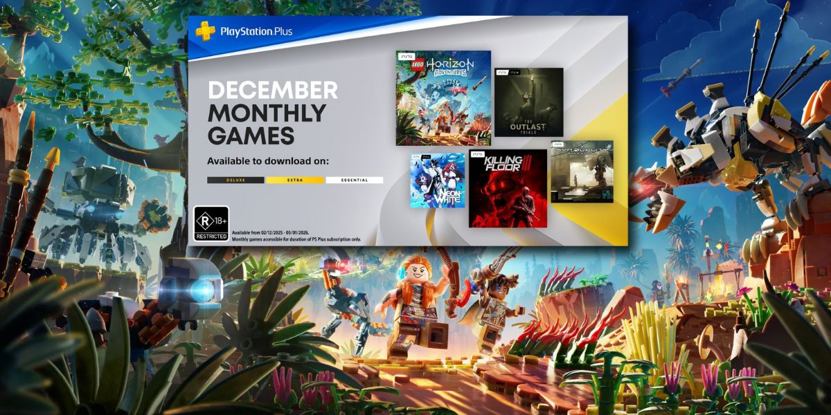 December Playstation Plus Game Collection LEGO Horizon Leads The